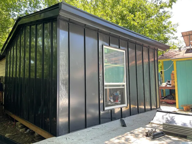 Black standing seam metal wall panels for Roof Inspection in Grandview Heights